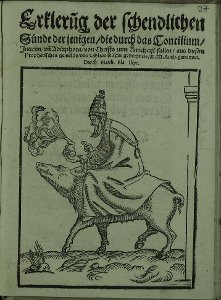 Erkleru[n]g der schendlichen|| Sünde der jenigen/ die durch das Concilium/|| Jnterim/ vn[n] Adiaphora/ von Christo zum Antichrist fallen. aus diesem|| Prophetischen gemelde/ des 3. Eliae seliger gedechtnis/ D. M. Luth. genomen