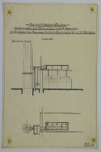 Staubabführungsanlage für die Gipsfabrik der Breisgauer Portland-Zementfabrik GmbH in Kleinkems, 1910