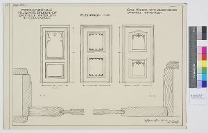 Stubentüren aus dem Landkreis Wesermarsch. Ansichten und Details